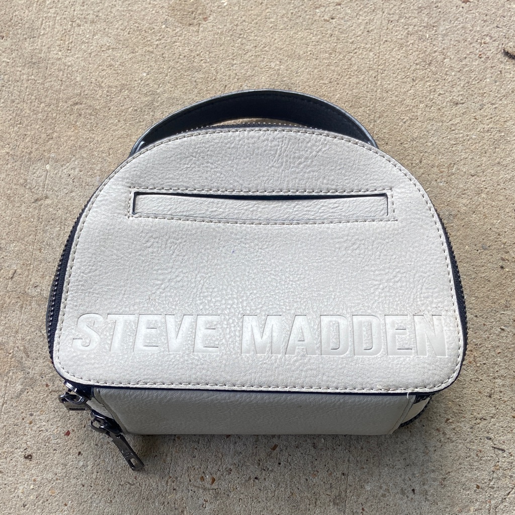 Steve Madden White Men’s Mini Crossbody Bag